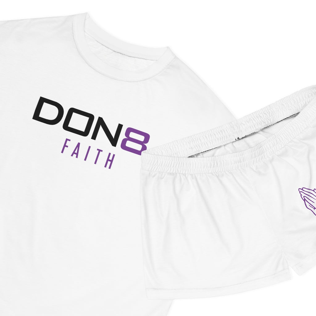 DON8 FAITH Women's Short Pajama Set