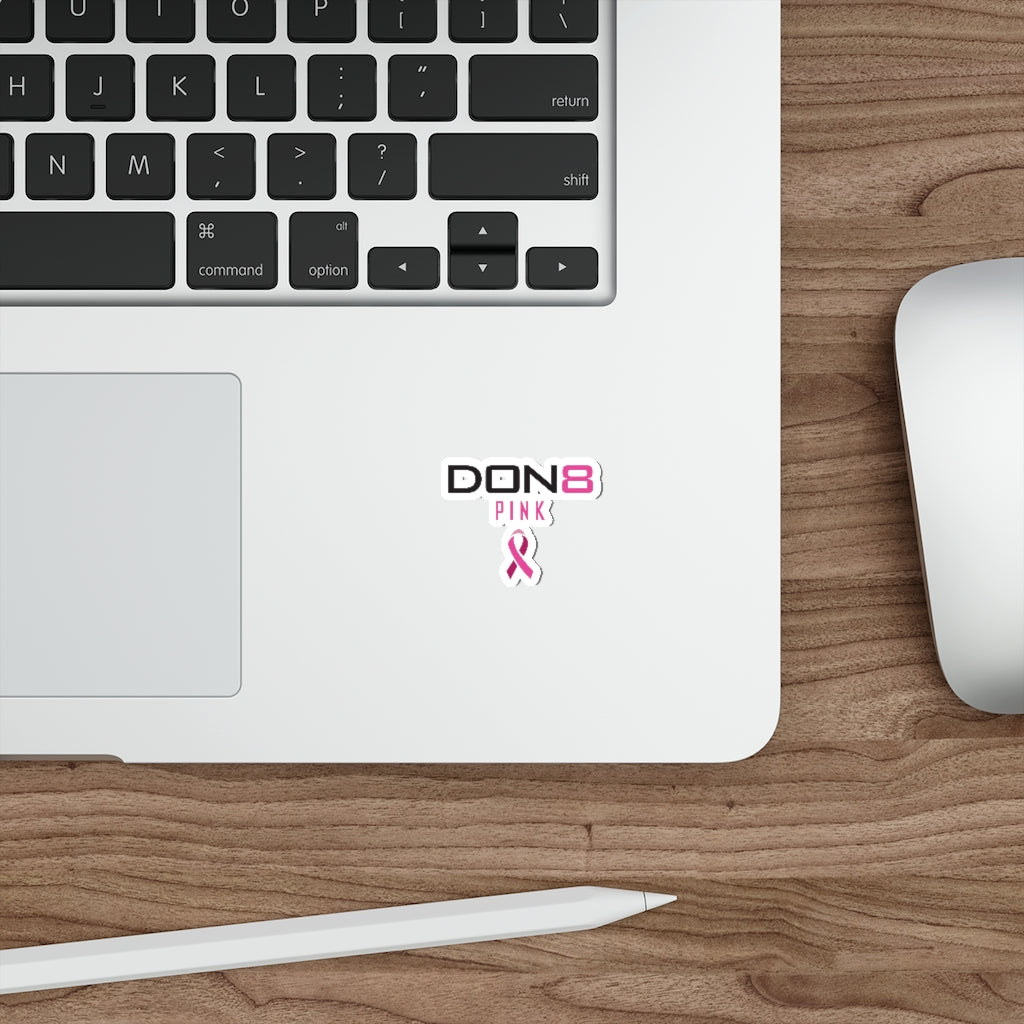 DON8 PINK Die-Cut Stickers