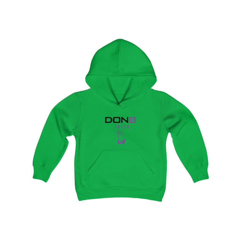 DON8 FAITH Youth Heavy Blend Hoodie