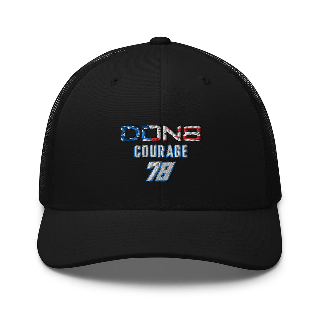 DON8 COURAGE 78 Trucker Cap