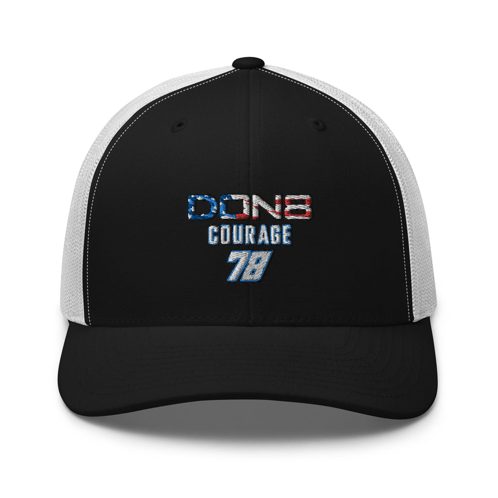 DON8 COURAGE 78 Trucker Cap