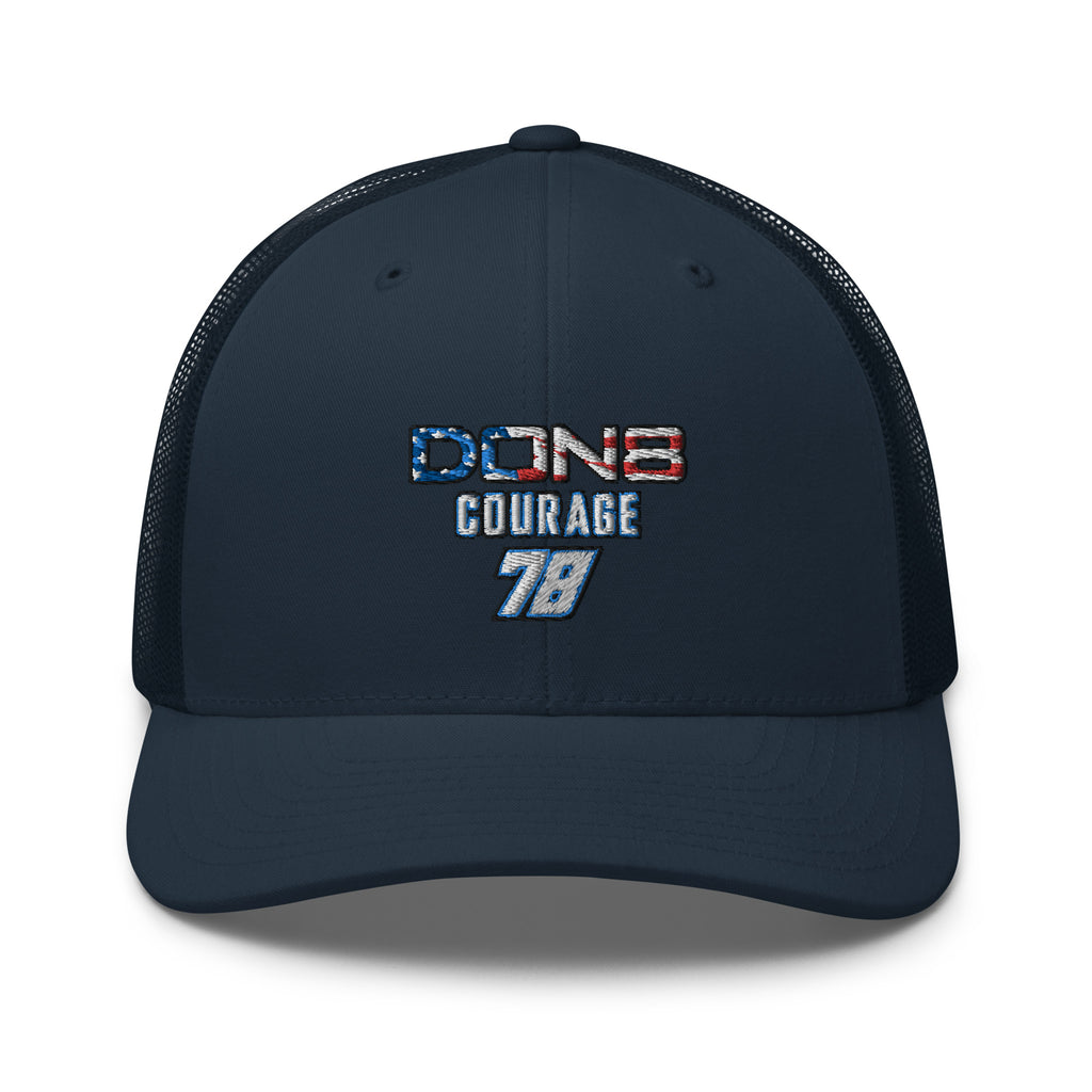 DON8 COURAGE 78 Trucker Cap