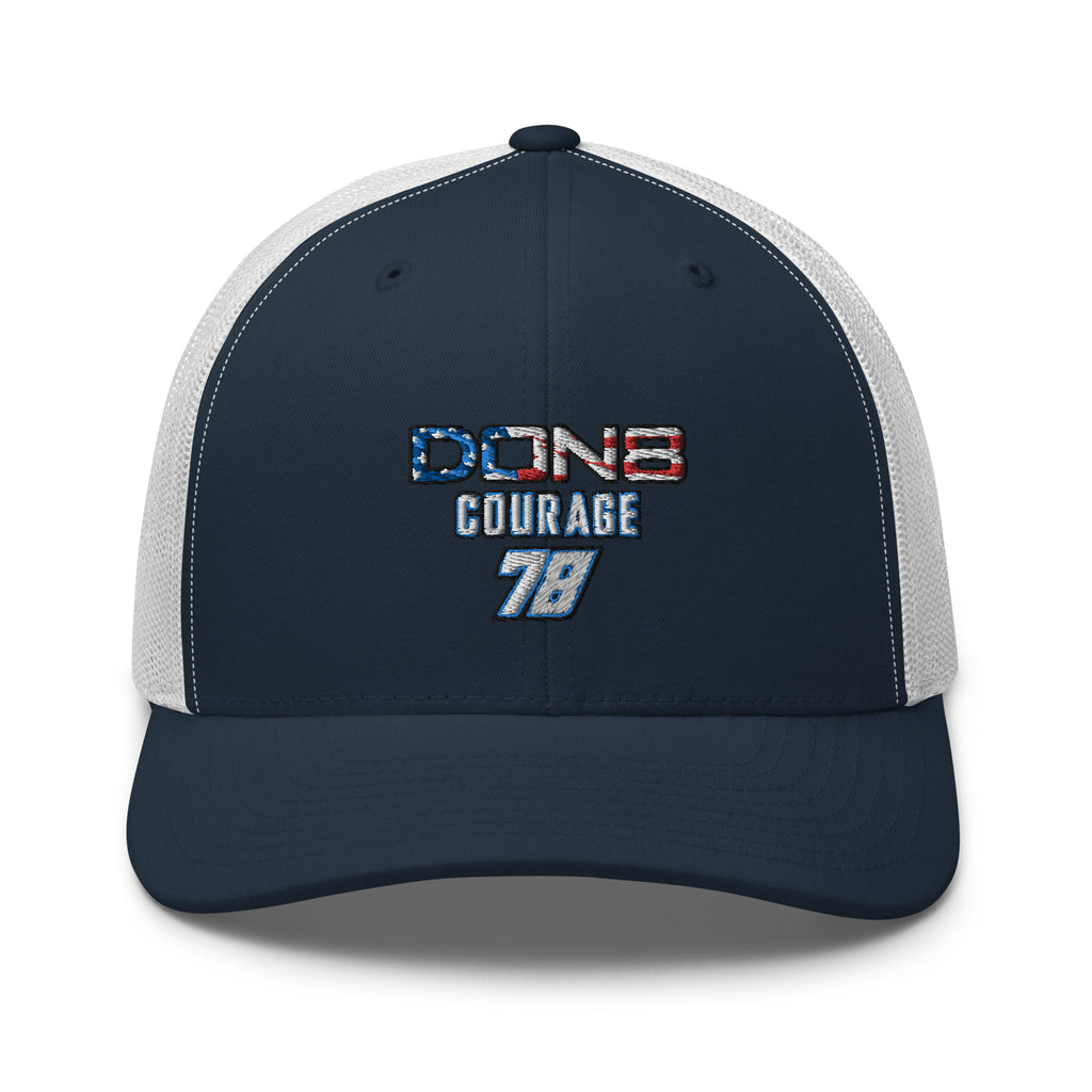 DON8 COURAGE 78 Trucker Cap