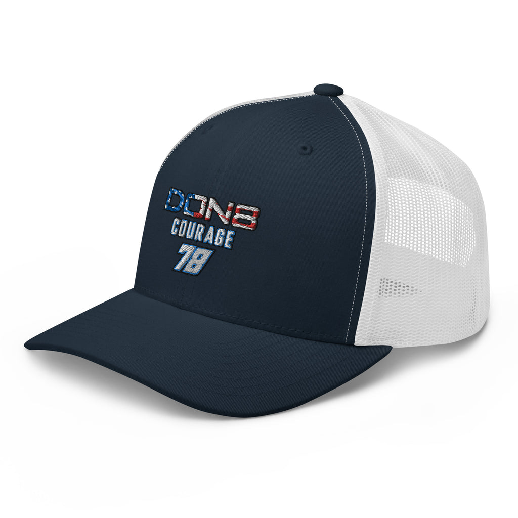 DON8 COURAGE 78 Trucker Cap