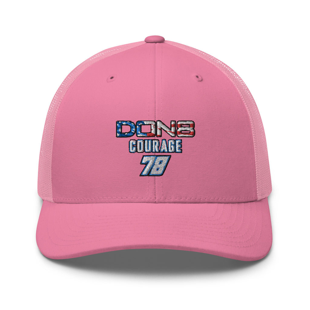 DON8 COURAGE 78 Trucker Cap