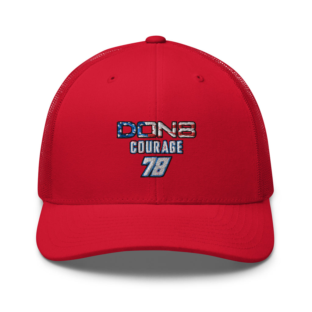 DON8 COURAGE 78 Trucker Cap