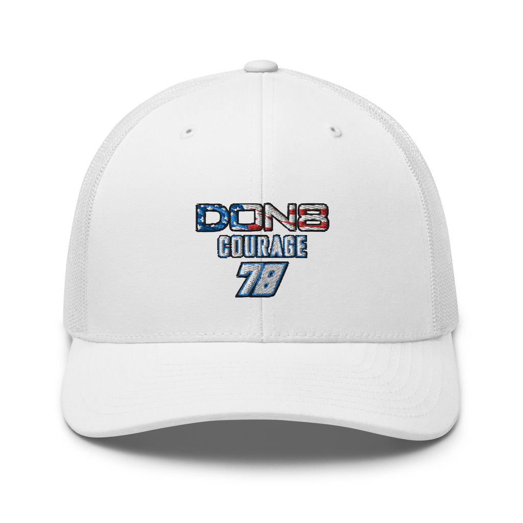 DON8 COURAGE 78 Trucker Cap