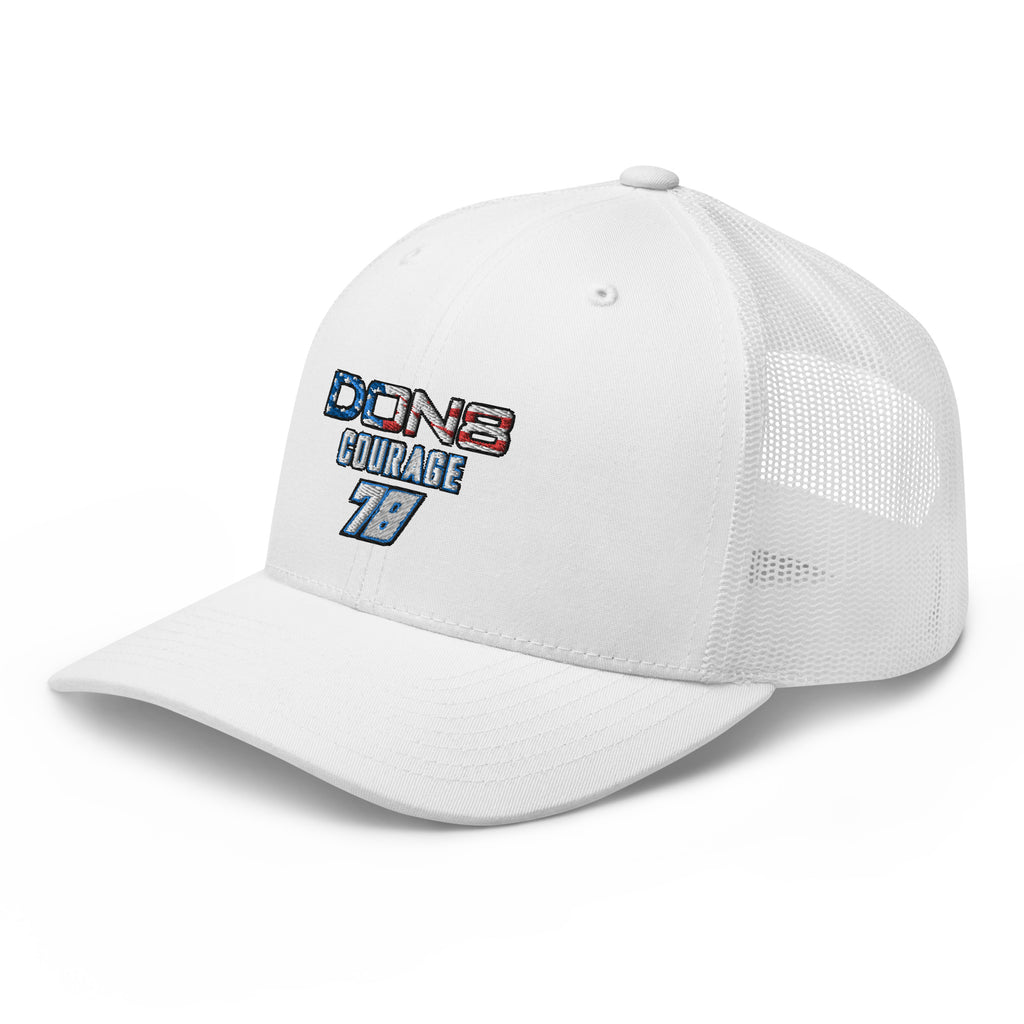 DON8 COURAGE 78 Trucker Cap