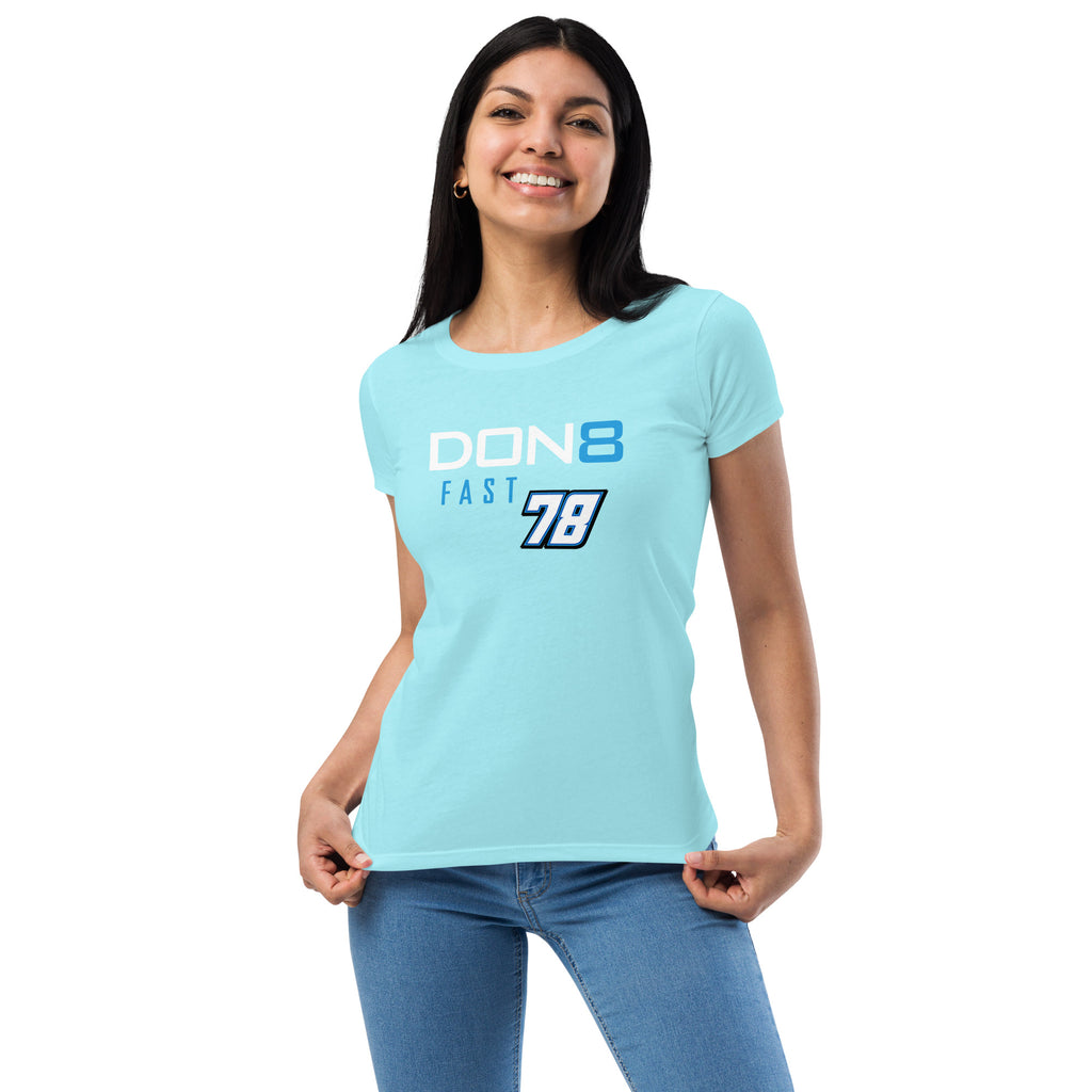 DON8 FAST 78 Women’s fitted t-shirt