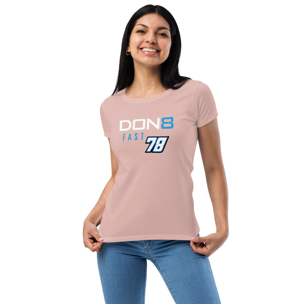 DON8 FAST 78 Women’s fitted t-shirt