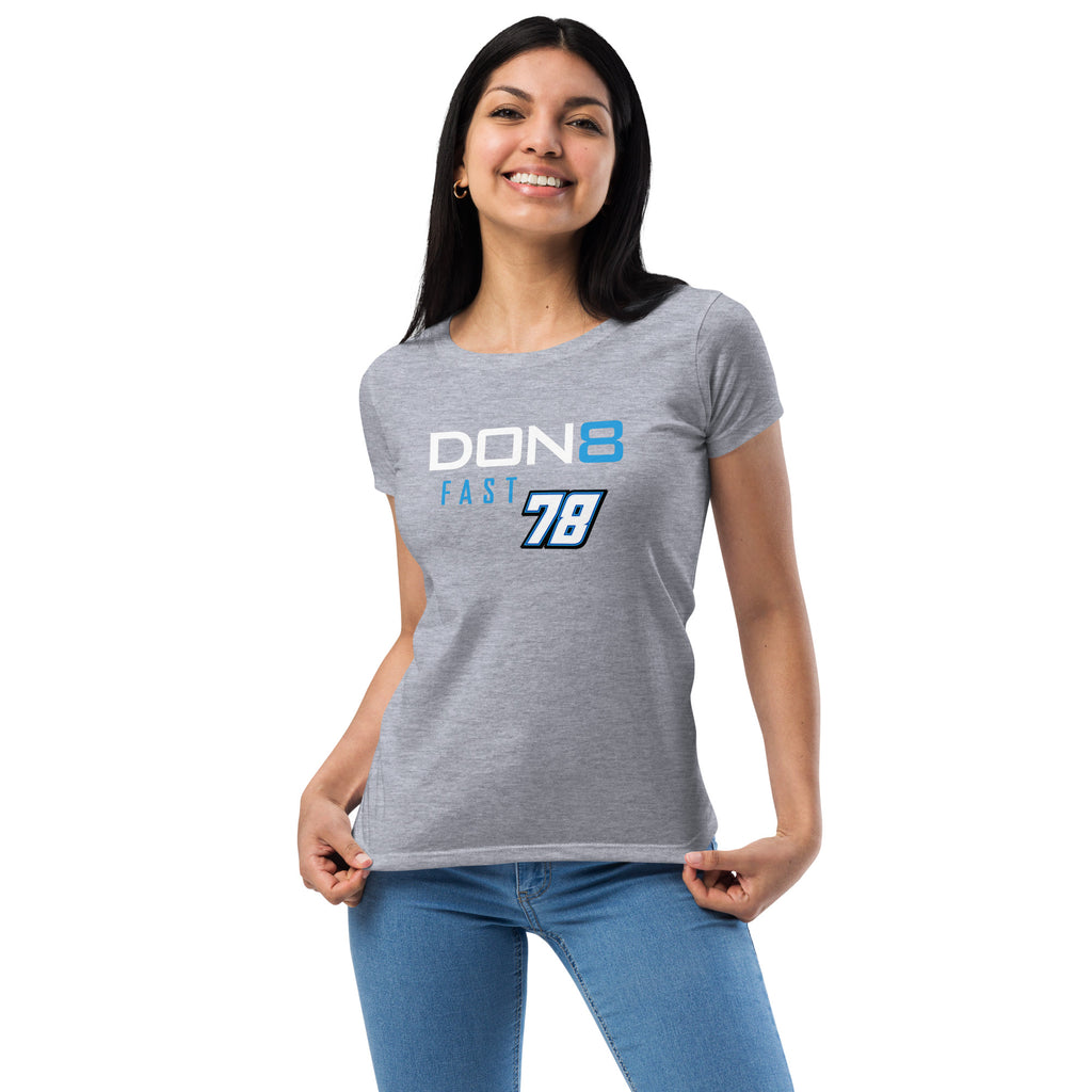 DON8 FAST 78 Women’s fitted t-shirt