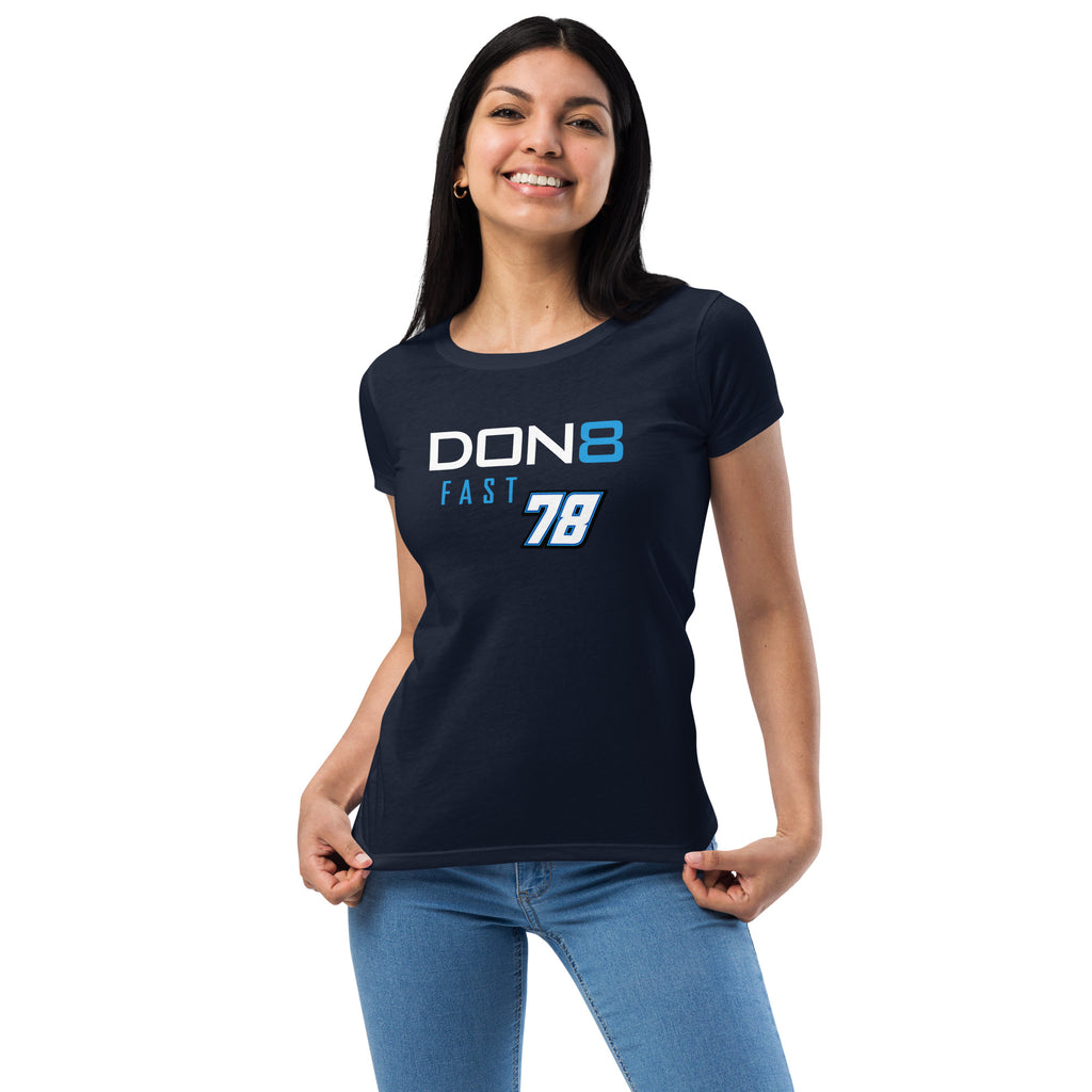 DON8 FAST 78 Women’s fitted t-shirt