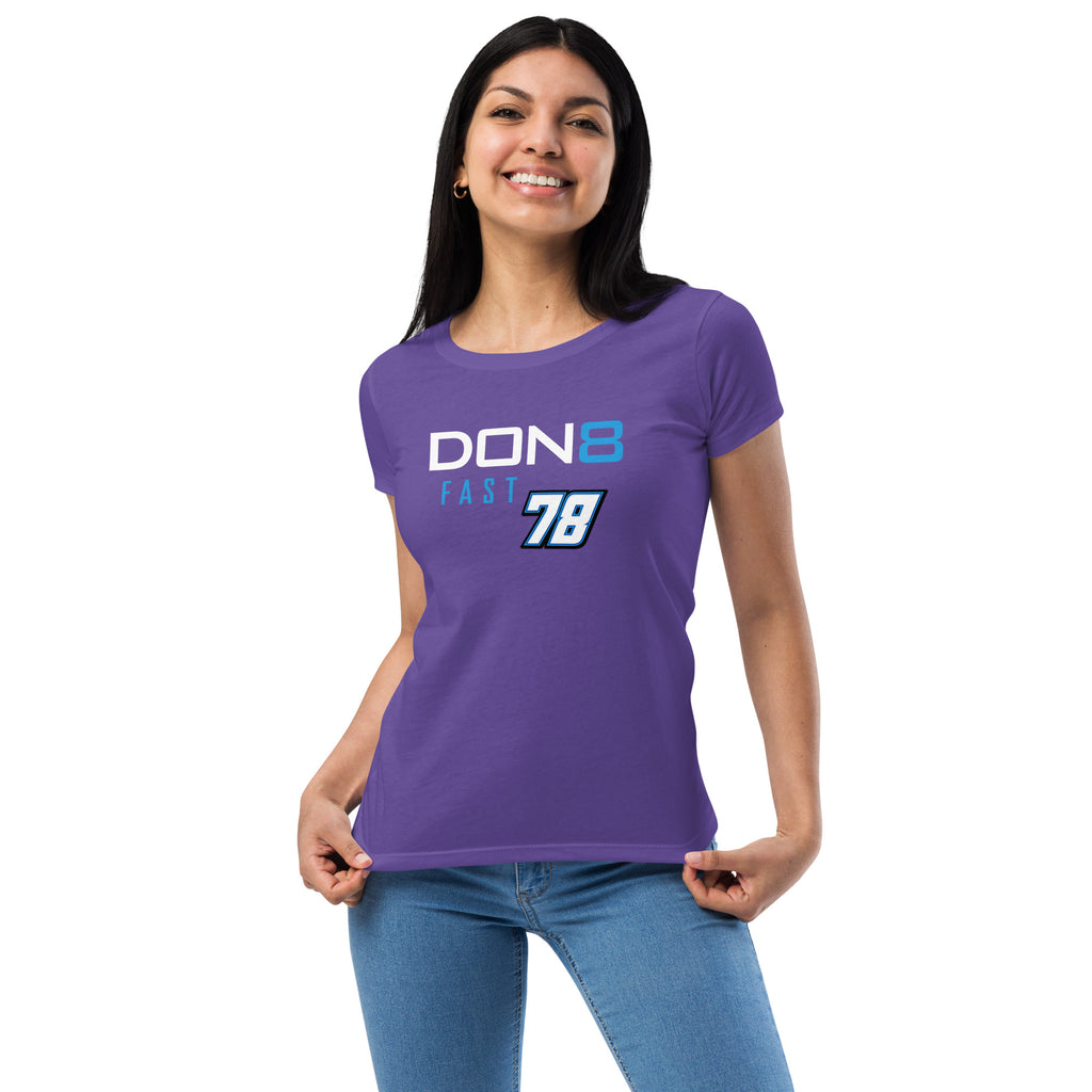 DON8 FAST 78 Women’s fitted t-shirt